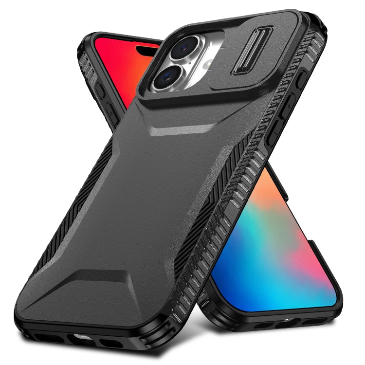For iPhone 16 Plus Sliding Camshield Phone Case