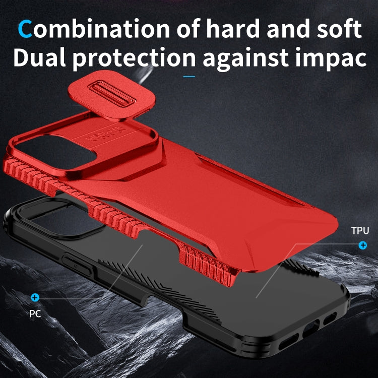 For iPhone 16 Plus Sliding Camshield Phone Case