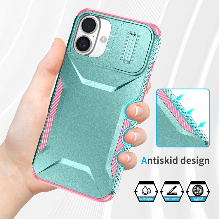 For iPhone 16 Plus Sliding Camshield Phone Case