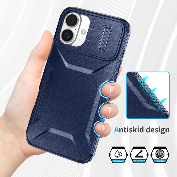 For iPhone 16 Plus Sliding Camshield Phone Case