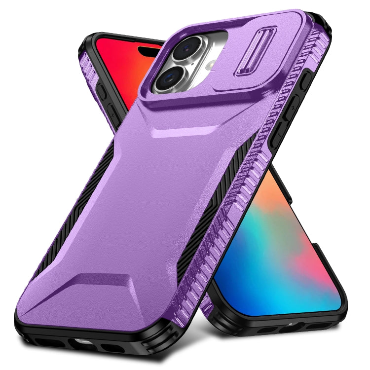 For iPhone 16 Plus Sliding Camshield Phone Case