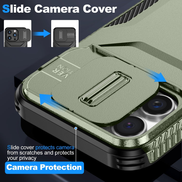 For iPhone 16 Pro Sliding Camshield Phone Case