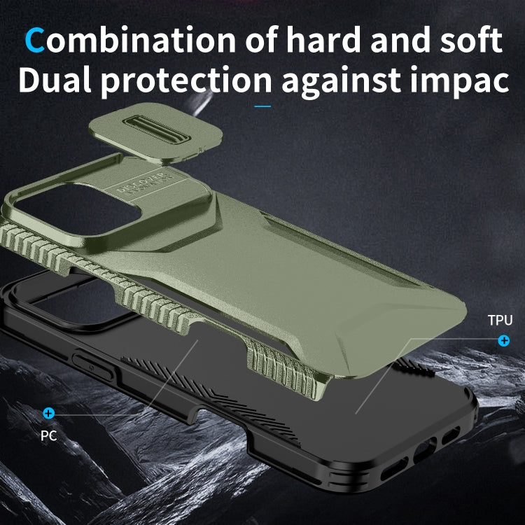 For iPhone 16 Pro Sliding Camshield Phone Case