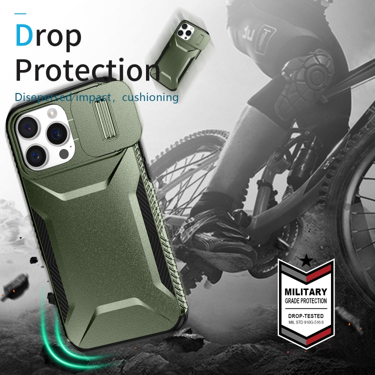 For iPhone 16 Pro Sliding Camshield Phone Case