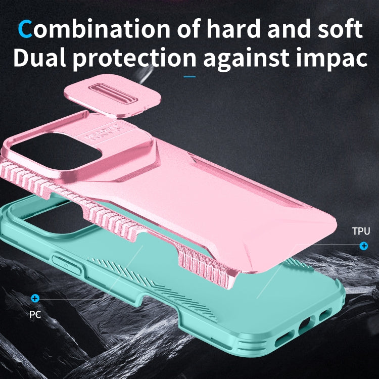 For iPhone 16 Pro Sliding Camshield Phone Case