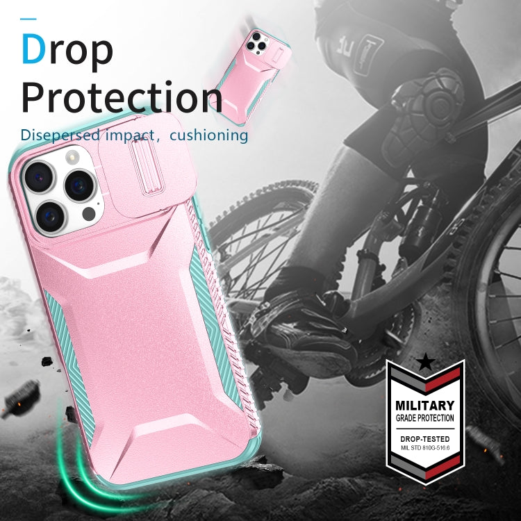 For iPhone 16 Pro Sliding Camshield Phone Case