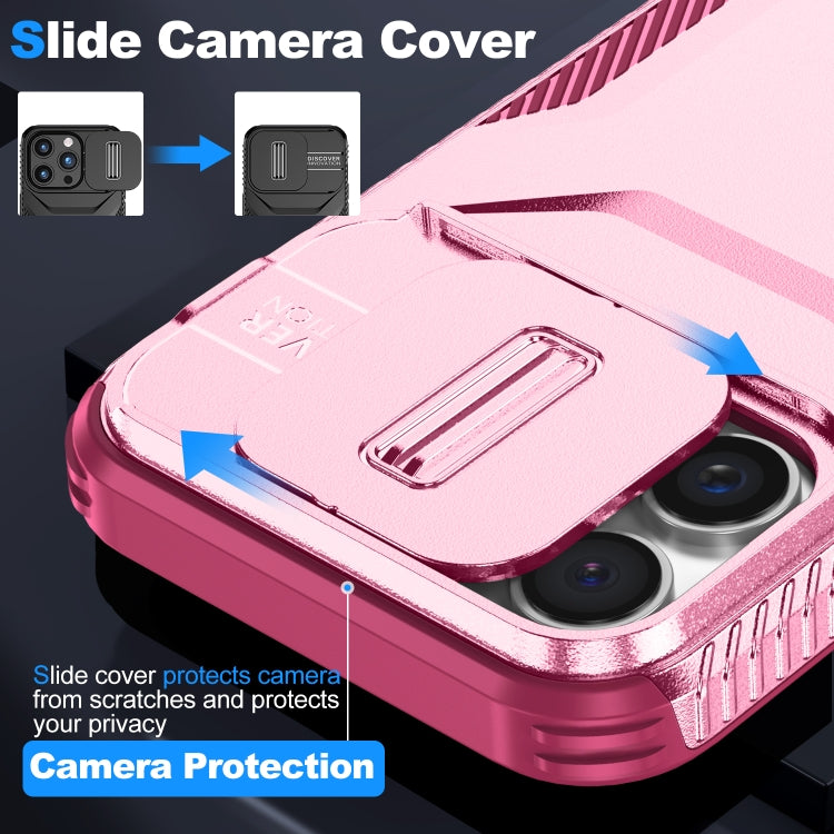 For iPhone 16 Pro Sliding Camshield Phone Case