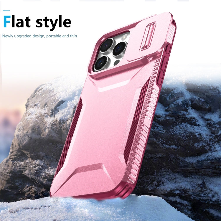 For iPhone 16 Pro Sliding Camshield Phone Case