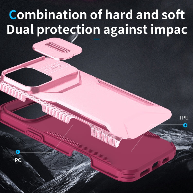 For iPhone 16 Pro Sliding Camshield Phone Case