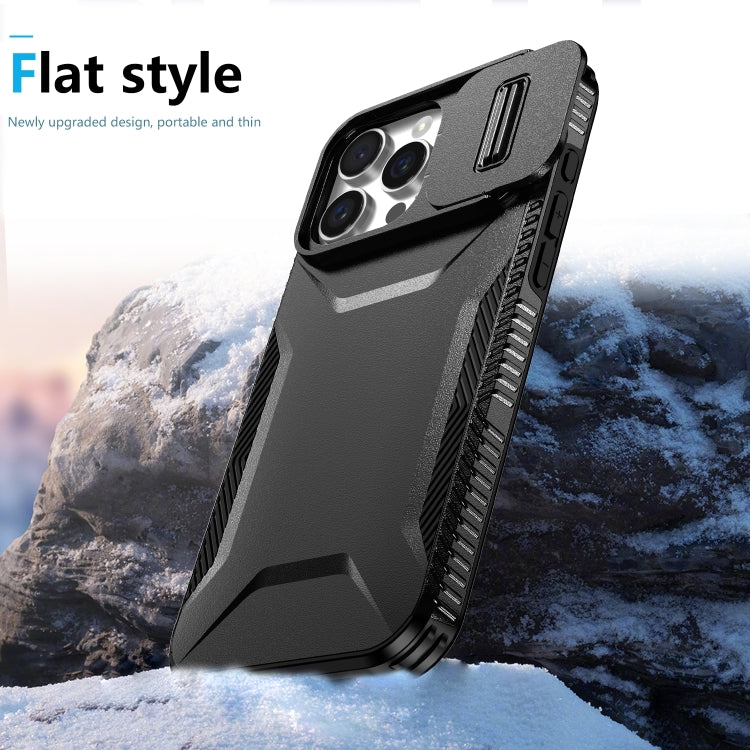 For iPhone 16 Pro Sliding Camshield Phone Case