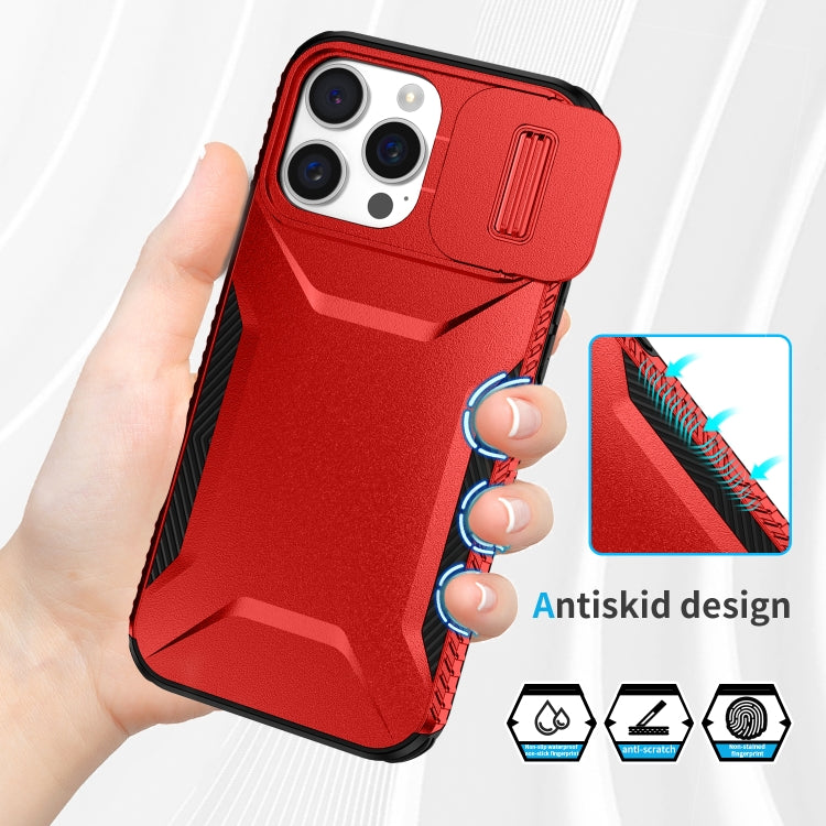 For iPhone 16 Pro Sliding Camshield Phone Case
