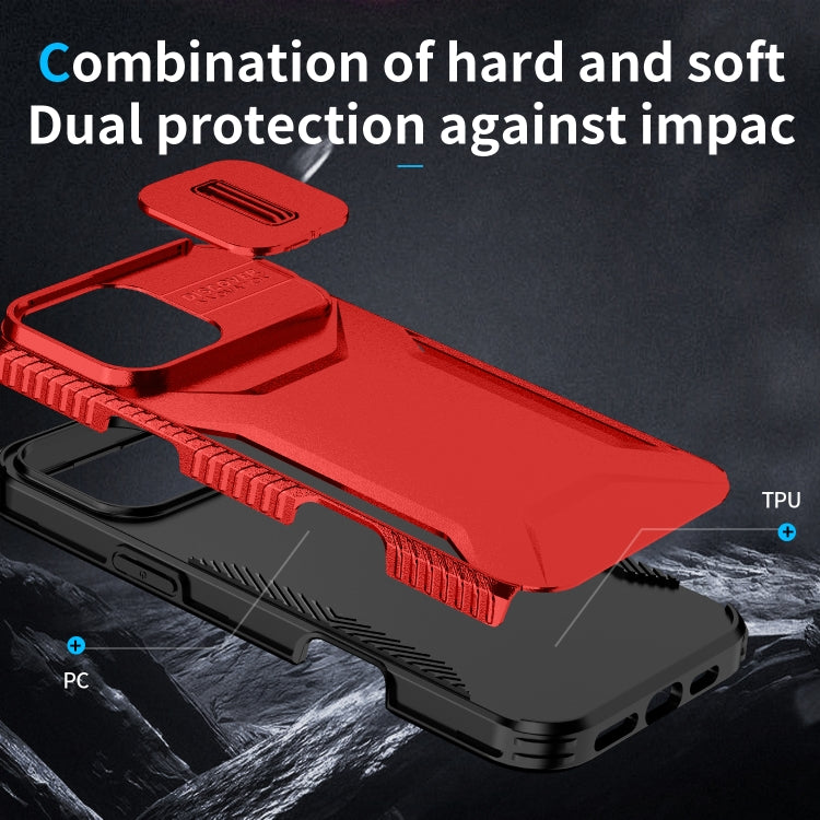 For iPhone 16 Pro Sliding Camshield Phone Case