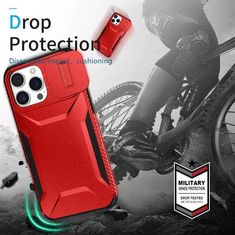 For iPhone 16 Pro Sliding Camshield Phone Case