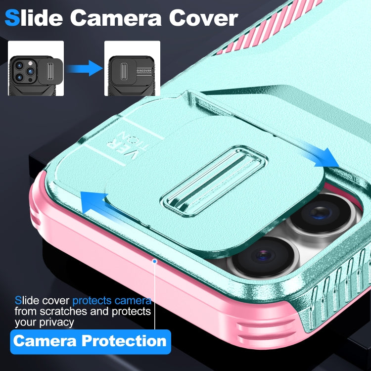 For iPhone 16 Pro Sliding Camshield Phone Case