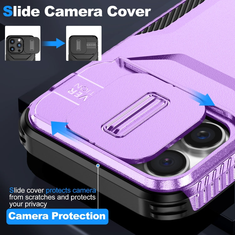 For iPhone 16 Pro Sliding Camshield Phone Case