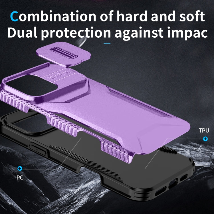 For iPhone 16 Pro Sliding Camshield Phone Case