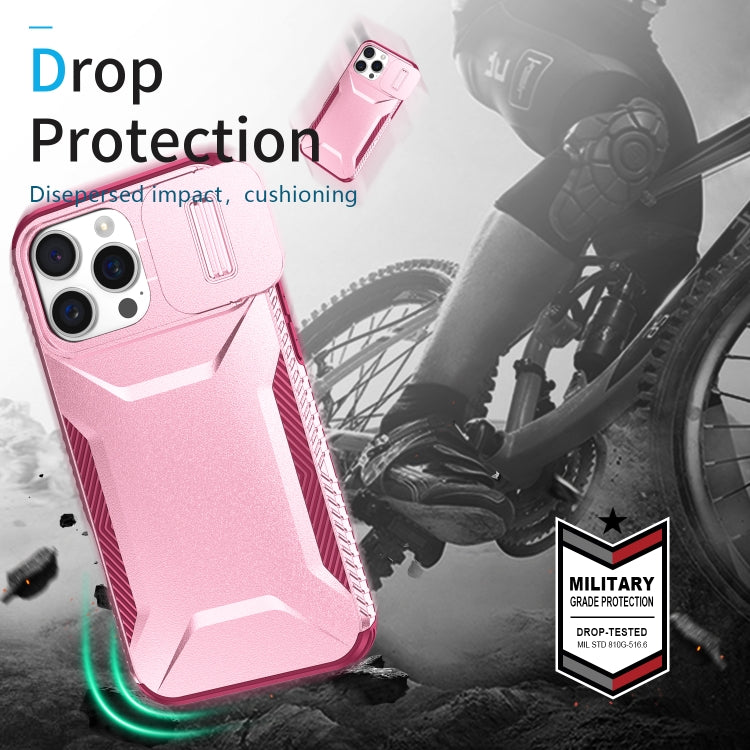 For iPhone 16 Pro Max Sliding Camshield Phone Case