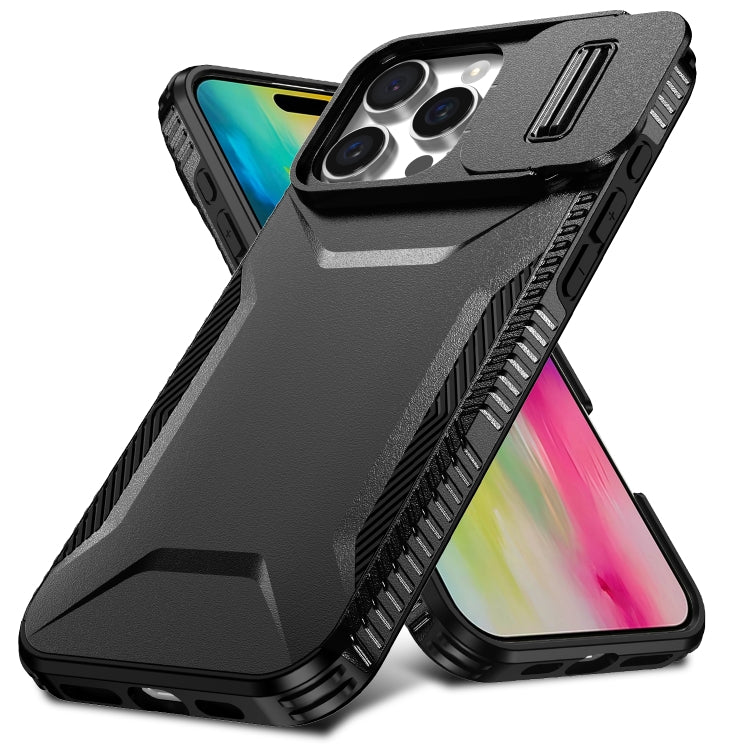 For iPhone 16 Pro Max Sliding Camshield Phone Case