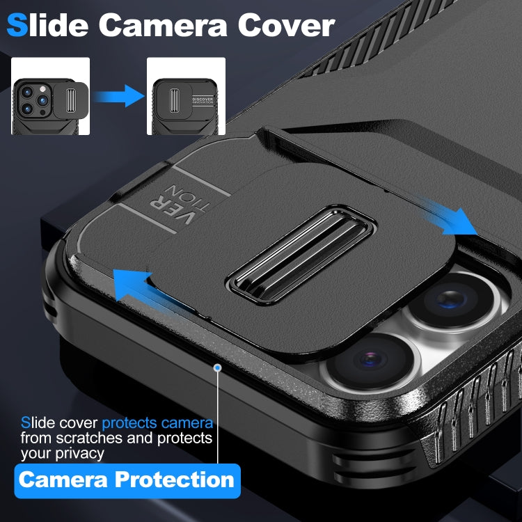 For iPhone 16 Pro Max Sliding Camshield Phone Case