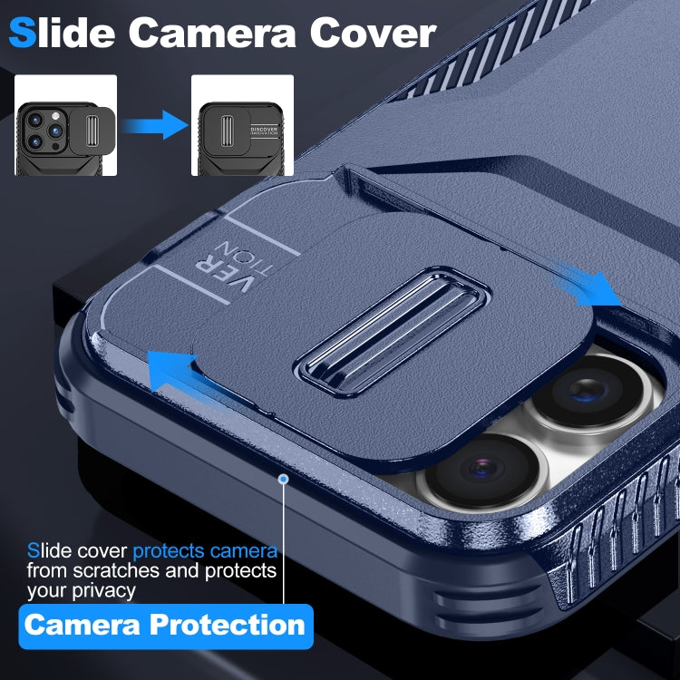 For iPhone 16 Pro Max Sliding Camshield Phone Case