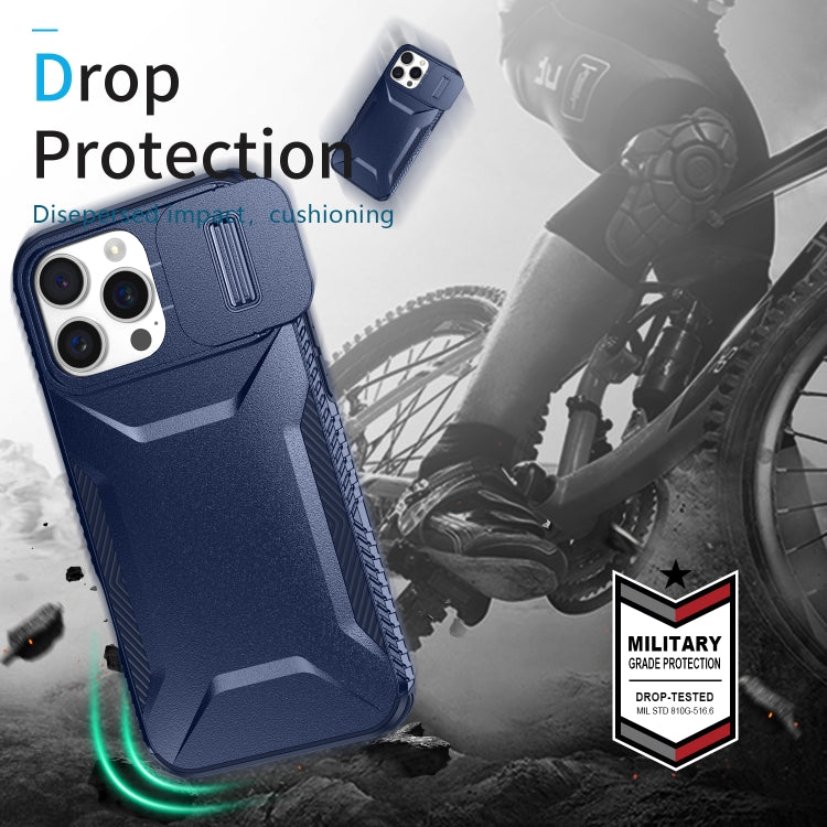 For iPhone 16 Pro Max Sliding Camshield Phone Case