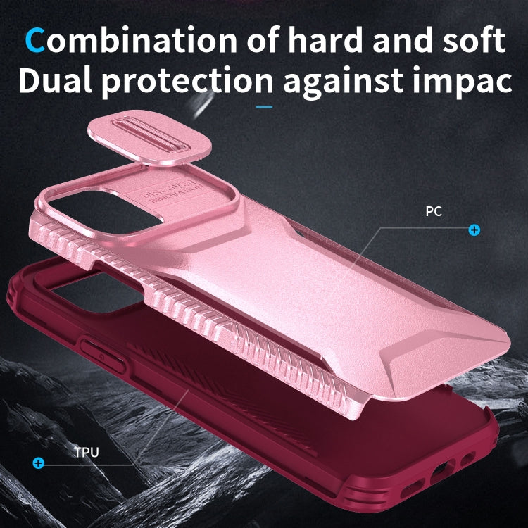 For iPhone 12 Sliding Camshield Phone Case