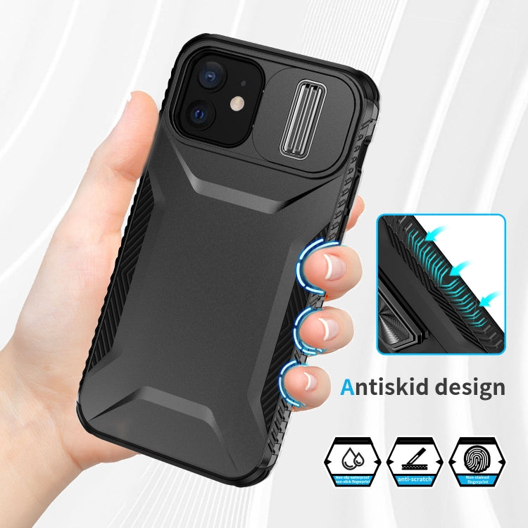 For iPhone 12 Sliding Camshield Phone Case