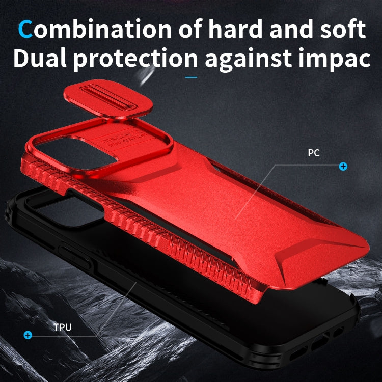 For iPhone 12 Sliding Camshield Phone Case