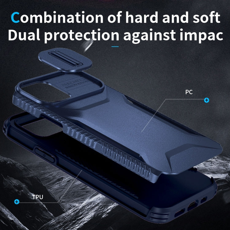 For iPhone 12 Sliding Camshield Phone Case