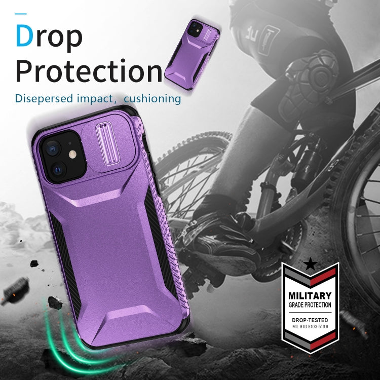 For iPhone 12 Sliding Camshield Phone Case