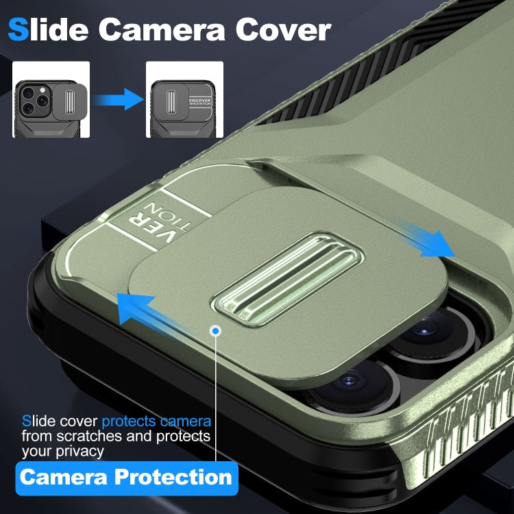 For iPhone 13 Pro Sliding Camshield Phone Case