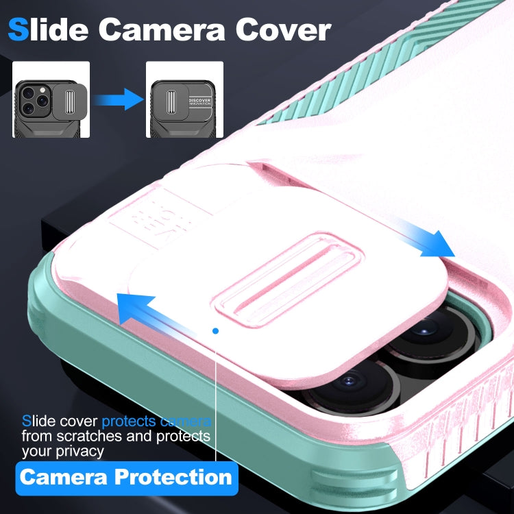 For iPhone 13 Pro Sliding Camshield Phone Case