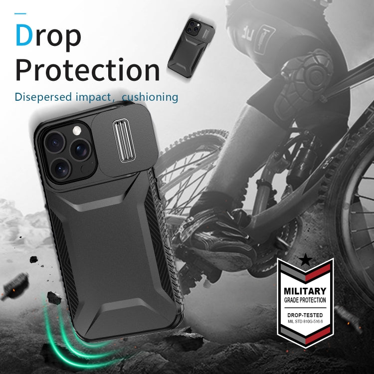 For iPhone 13 Pro Sliding Camshield Phone Case