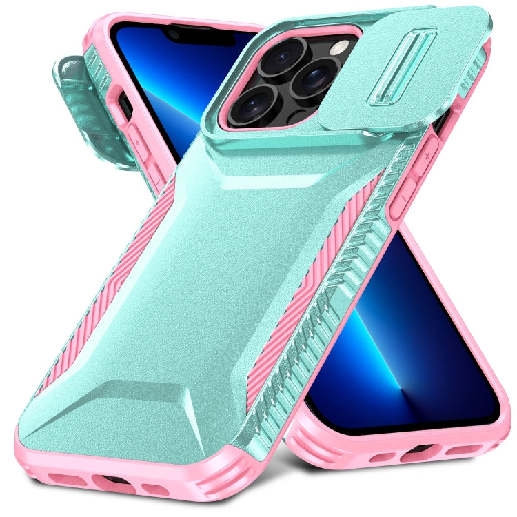 For iPhone 13 Pro Sliding Camshield Phone Case