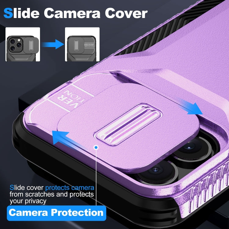 For iPhone 13 Pro Sliding Camshield Phone Case