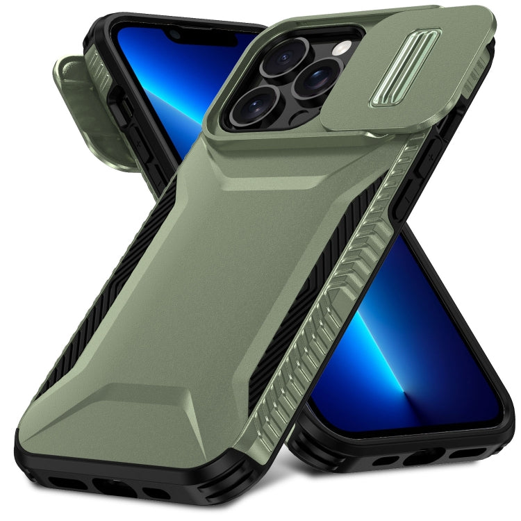 For iPhone 13 Pro Max Sliding Camshield Phone Case