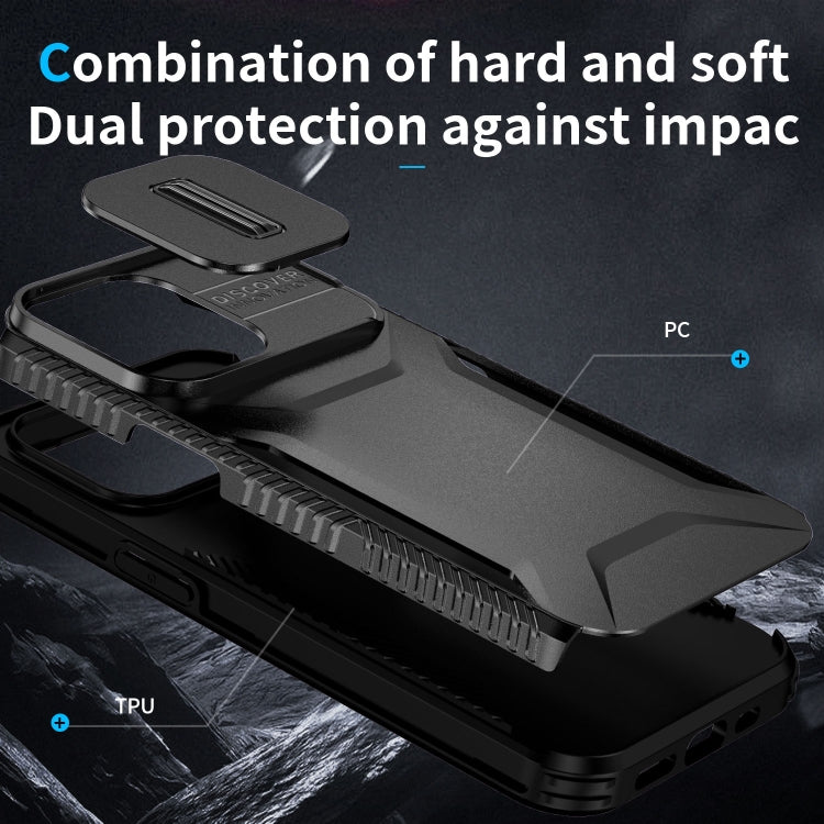 For iPhone 13 Pro Max Sliding Camshield Phone Case