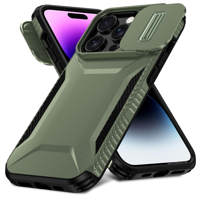 For iPhone 14 Pro Sliding Camshield Phone Case