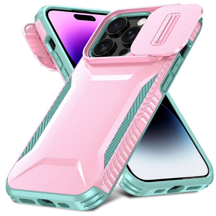 For iPhone 14 Pro Sliding Camshield Phone Case