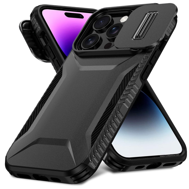 For iPhone 14 Pro Sliding Camshield Phone Case