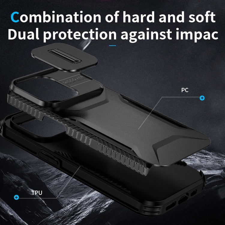 For iPhone 14 Pro Sliding Camshield Phone Case