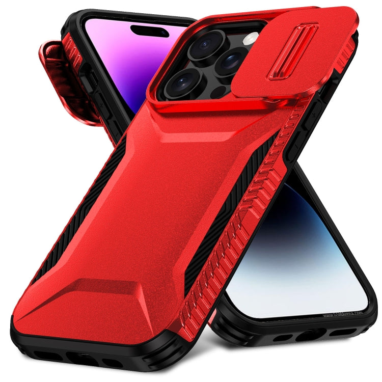 For iPhone 14 Pro Sliding Camshield Phone Case