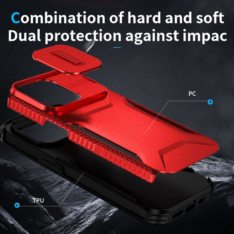 For iPhone 14 Pro Sliding Camshield Phone Case