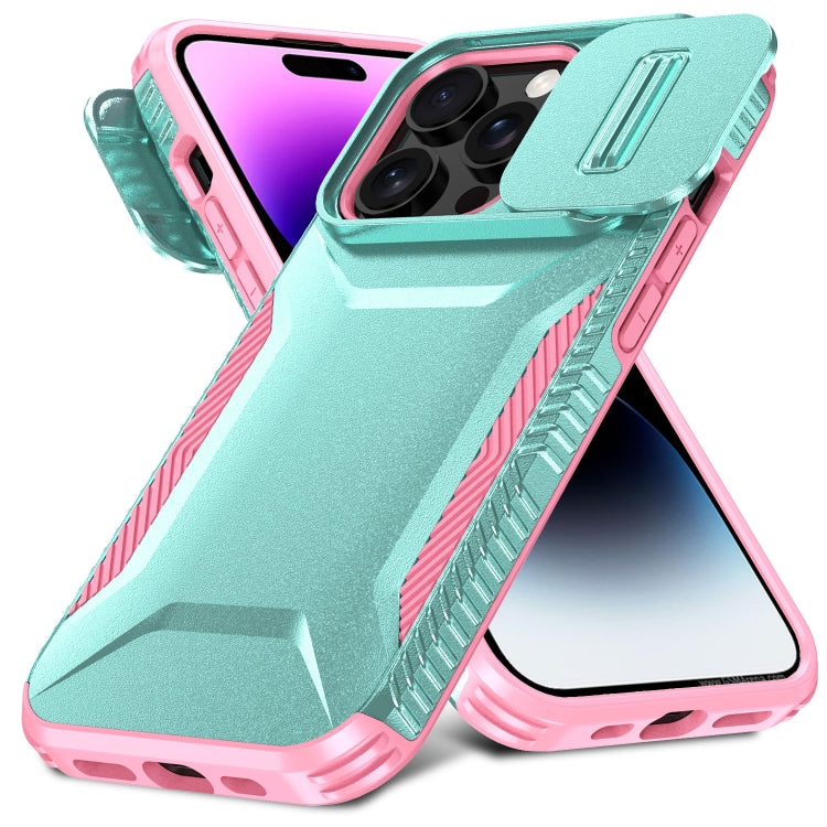 For iPhone 14 Pro Sliding Camshield Phone Case