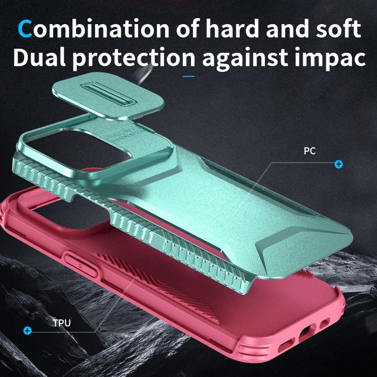 For iPhone 14 Pro Sliding Camshield Phone Case
