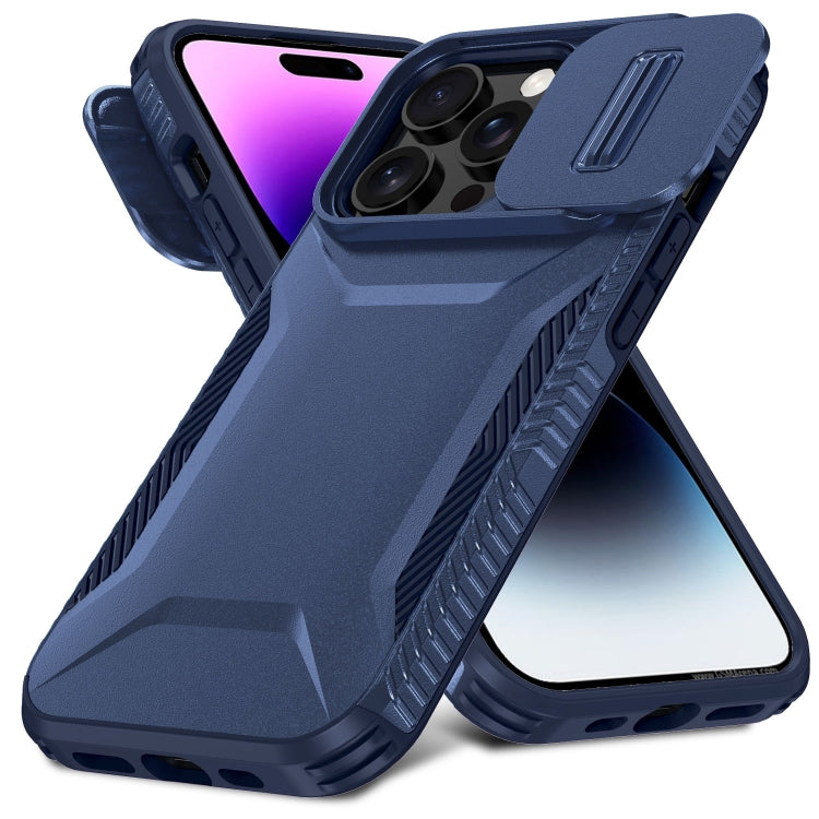 For iPhone 14 Pro Sliding Camshield Phone Case