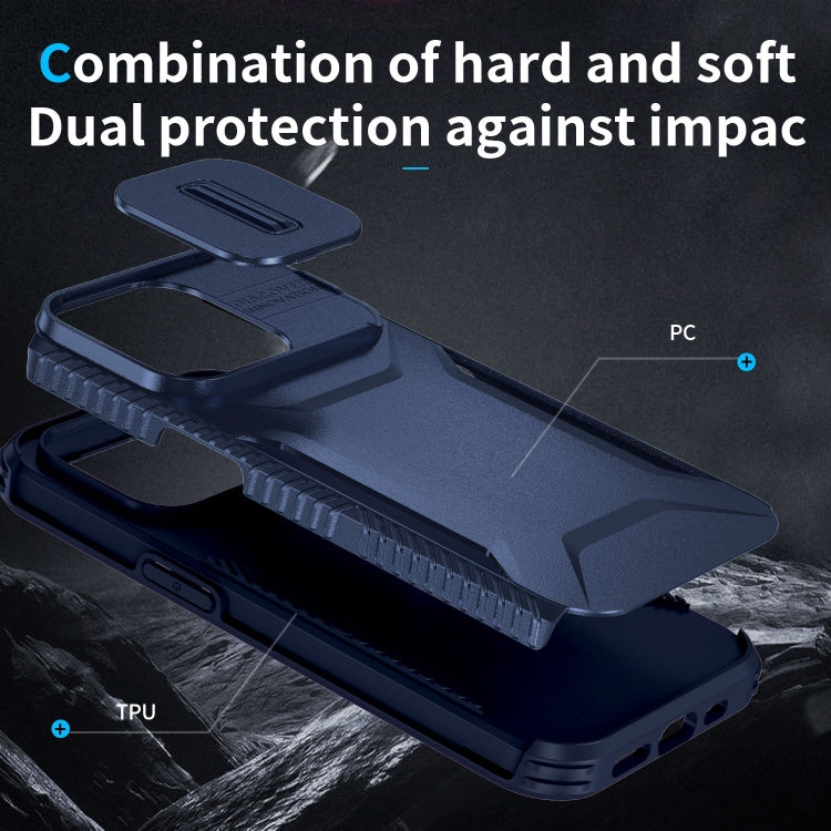 For iPhone 14 Pro Sliding Camshield Phone Case