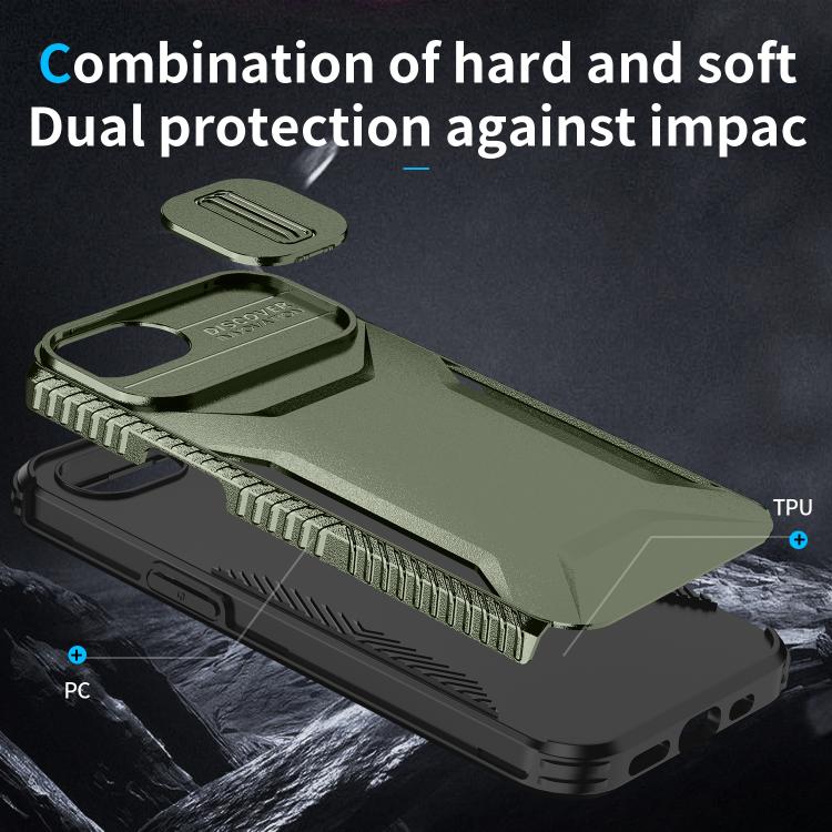 For iPhone 17e / 16e Sliding Camshield Phone Case