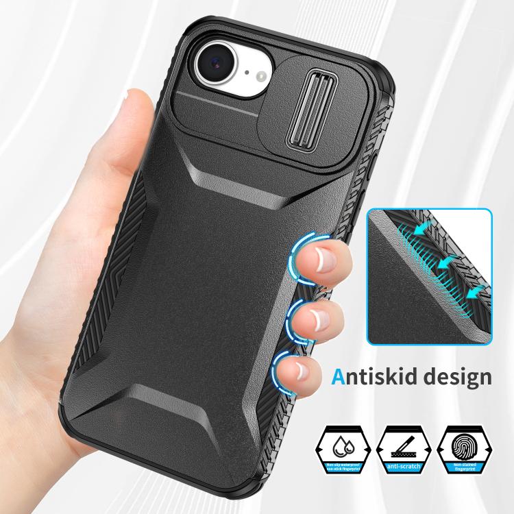 For iPhone 17e / 16e Sliding Camshield Phone Case