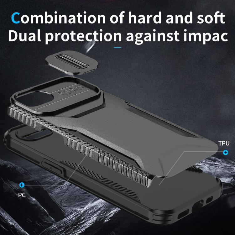 For iPhone 17e / 16e Sliding Camshield Phone Case